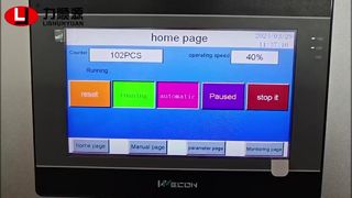 Máquina de inserção de fitas semiautomática