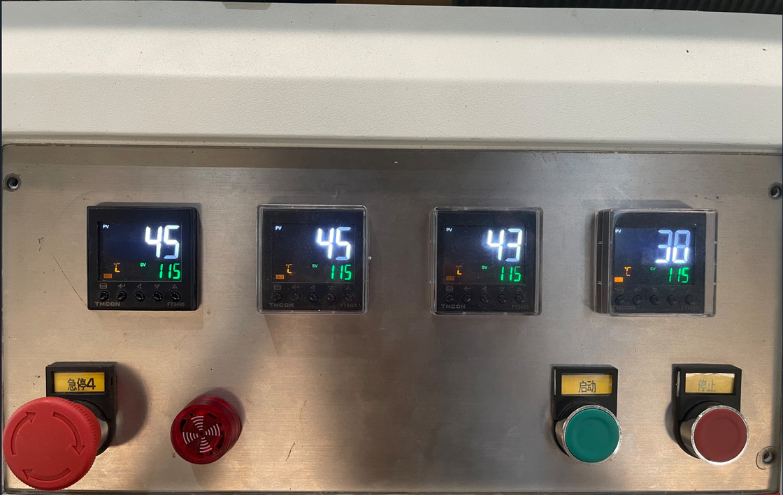 Máquina automática de estampação de folhas a quente para papel de embalagem, estampação de cores.