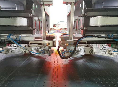 2 em 1 Máquina de Formar Caixas Rígidas de Cabeça Dupla Máquina de Fabricação de Caixas de Cartão
