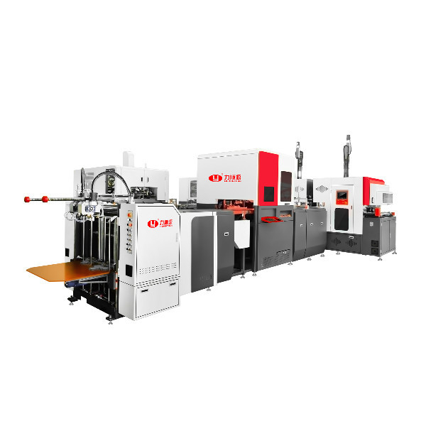 2 em 1 Máquina de fabricação de caixas rígidas de papelão automática de alta velocidade inteligente 50-52PCS/min