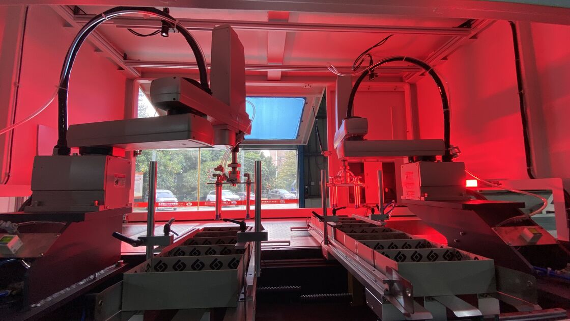 Alimentação dupla Dupla Formação caixa rígida máquina de fabricação de alta velocidade alta precisão controle de servo completo