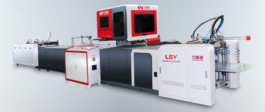 Sistema de embalagem de caixa de visão automática para caixas de telemóvel, caixas de bolo de lua, caixas de chá