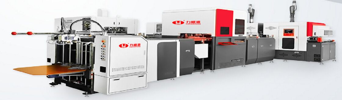 2 em 1 Máquina de fabricação de caixas rígidas de papelão automática de alta velocidade inteligente 50-52PCS/min