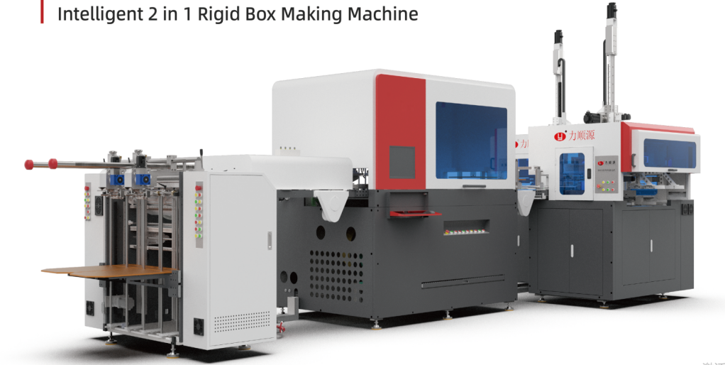LY- HB3000A Máquina Inteligente 2 em 1 para Fabricação de Caixas Rígidas (com funções de prensagem de bolhas) Máquina formadora de caixas/ Máquina de caixas rígidas/ Máquina para fabricação de caixas cosméticas/ Máquina automática para fabricação de caixas rígidas