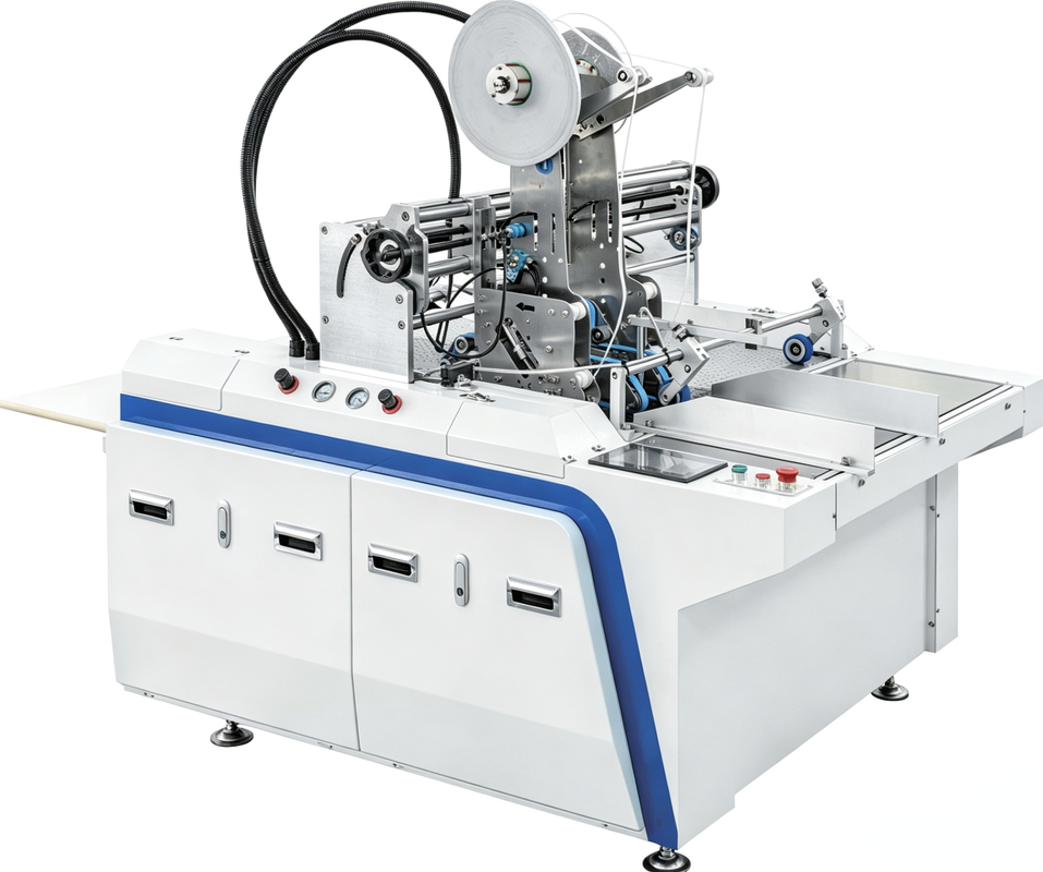 LY-900HCT Máquina semiautomática de aplicação de fita adesiva dupla face Máquina de aplicação de fita de canto Máquina de aplicação de fita para caixas rígidas