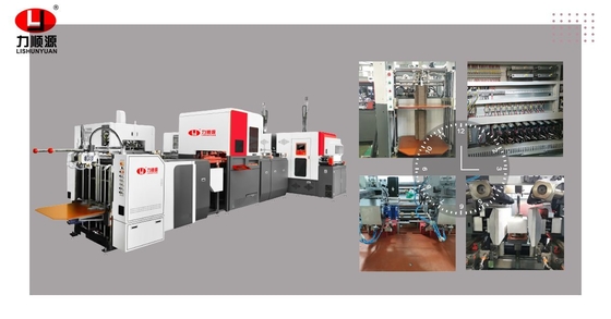 Máquina de fabricação de caixas rígidas 2 em 1