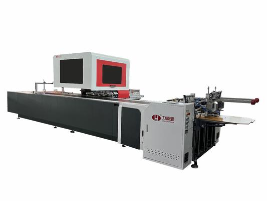 LY 850DN Automatic Double Box Positioning Machine Paper Feeding Machine rigid box sleeve Jewelry shoe luxury Cosmetic Gift Shoe Box Machine