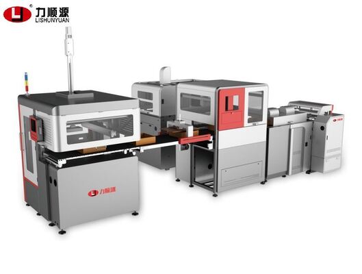 LY-HB1200CN Linha de produção de caixas rígidas inteligentes de alta velocidade 20-30pcs/min