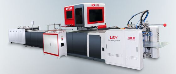 Sistema de embalagem de caixa de visão automática para caixas de telemóvel, caixas de bolo de lua, caixas de chá