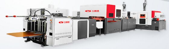 2 em 1 Máquina de fabricação de caixas rígidas de papelão automática de alta velocidade inteligente 50-52PCS/min