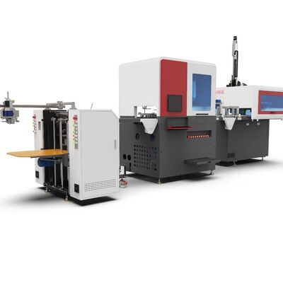 Máquina de fabricação de caixas rígidas de 1500CZ, capaz de produzir 32 peças por minuto com tecnologia inteligente de alta velocidade