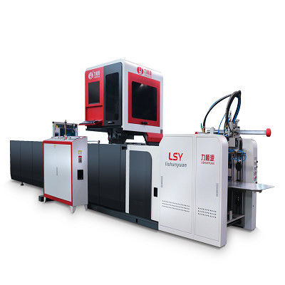 Máquina de posicionamento visual de LY-485C para o caso que faz a máquina e a máquina luxuosa da cartonagem